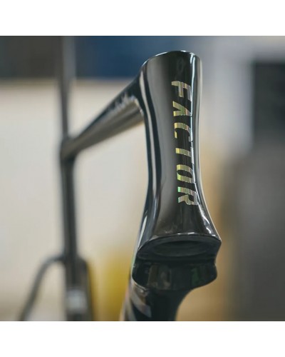 Factor Ostro VAM Disc Frameset - CeramicSpeed Bottom Bracket, Black/Chrome