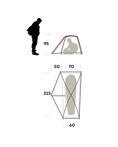 Ferrino Nemesi 1 Pro FR Tenda Un Posto, Verde Oliva