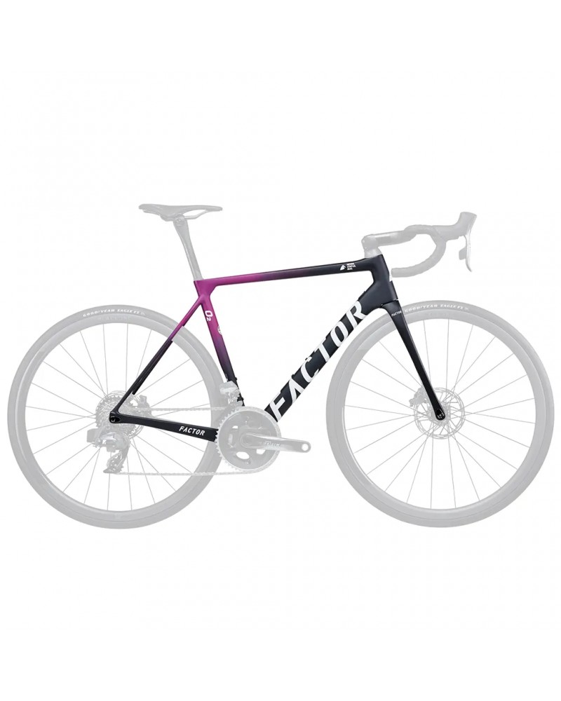 Factor O2 Frameset - ZIPP SL Speed Seatpost, Midnight Pink MY26