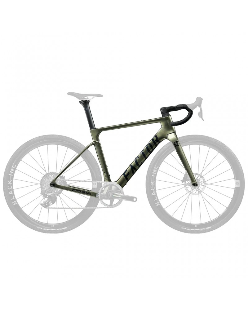 Factor Ostro Gravel Frameset - CeramicSpeed Bottom Bracket, Olive Green MY26