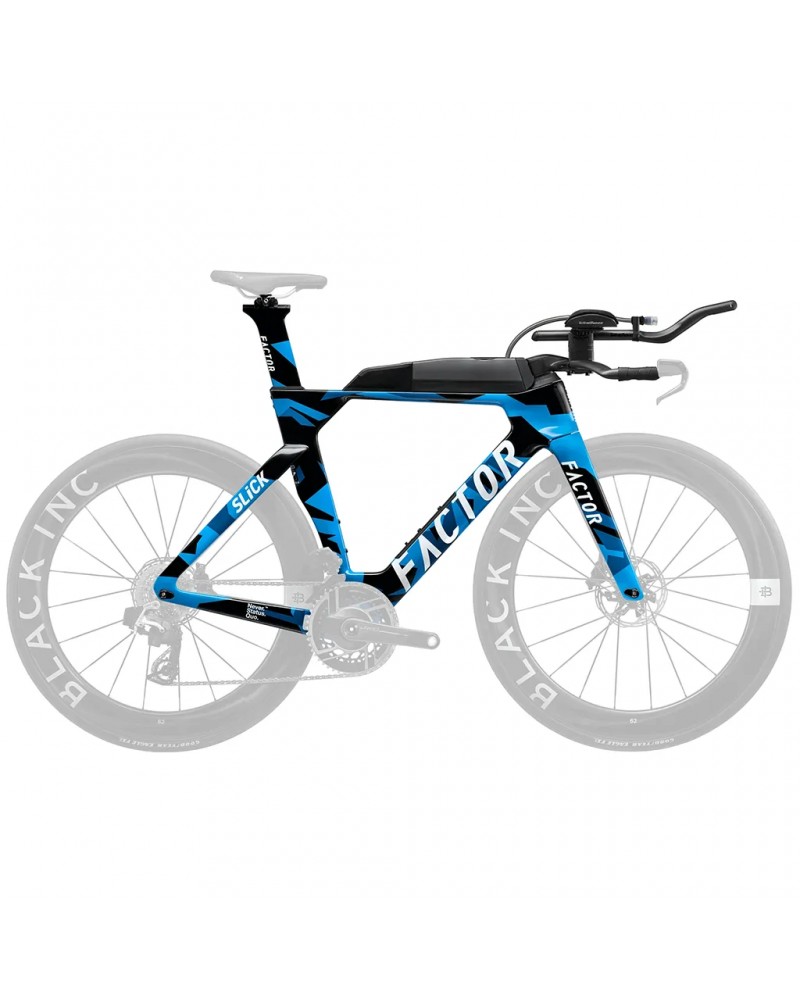 Factor Kit Telaio Slick - Manubrio ed Estensioni Inclusi, Nebula Blue MY26