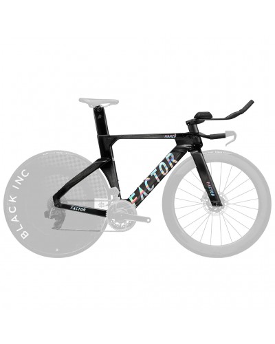 Factor Hanzo Frameset - Handlebar and Extensions Included, Chrome MY26