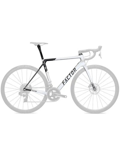 Factor Kit Telaio O2 Taglia 56 - Reggisella ZIPP SL Speed, Pearl White MY22