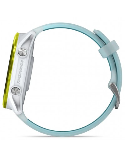 Garmin Forerunner 570 AMOLED Case 47mm GPS Smartwatch Wrist-Based HR, Amp Yellow Alu/Translucent Whitestone/Turquoise