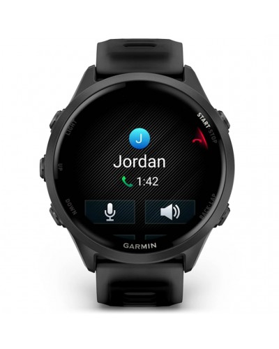 Garmin Forerunner 570 AMOLED Cassa 47mm GPS Smartwatch Cardio Integrato, Slate Grey Alu/Translucent Black/Black