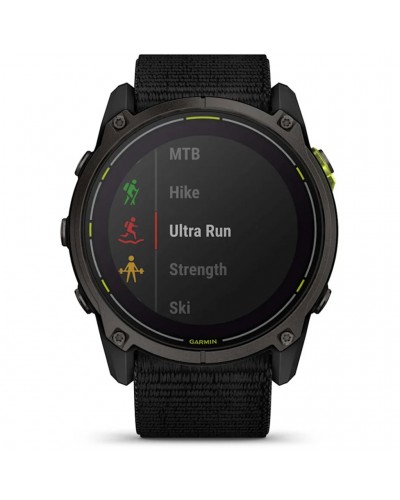 Garmin Enduro 3 Orologio GPS Multisport Cardio Integrato, Carbon Grey DLC Titanium/Black