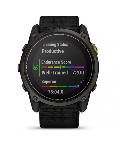 Garmin Enduro 3 Orologio GPS Multisport Cardio Integrato, Carbon Grey DLC Titanium/Black