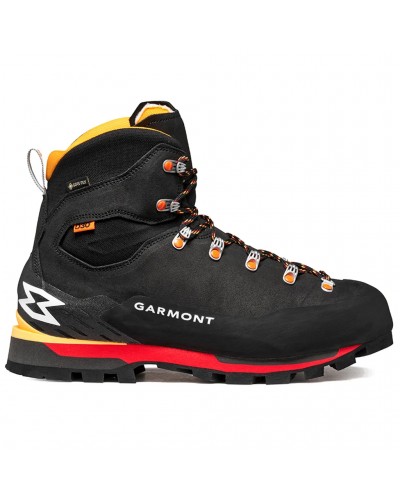 Garmont Pinnacle Evo GTX Gore-Tex Men's Mountaineering Boots, Black/Garmont Orange
