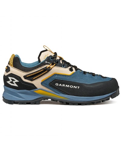 Garmont Akron GTX Gore-Tex Scarpe Avvicinamento Uomo, Fin Blue/Citrus Orange