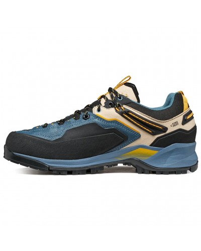 Garmont Akron GTX Gore-Tex Scarpe Avvicinamento Uomo, Fin Blue/Citrus Orange