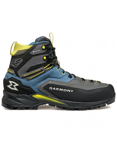 Garmont Akron Mid GTX Gore-Tex Scarponi Trekking Uomo, Fin Blue/Sheen Yellow