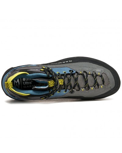 Garmont Akron Mid GTX Gore-Tex Scarponi Trekking Uomo, Fin Blue/Sheen Yellow