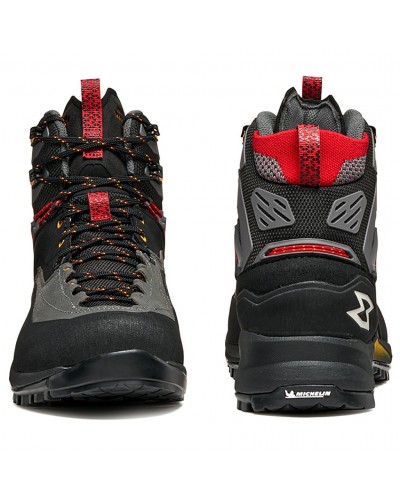 Garmont Akron Mid GTX Gore-Tex Scarponi Trekking Uomo, Black/Garmont Orange