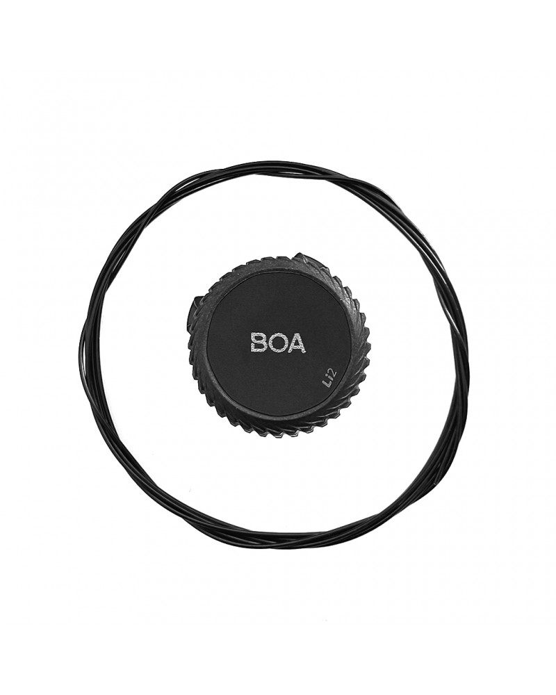 Gaerne Kit Boa Li2 Dial Destro Sistema di Chiusura Sostitutivo, Nero