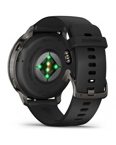 Garmin Venu 4 AMOLED Cassa 45mm GPS Smartwatch Cardio Integrato, Slate/Black