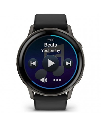 Garmin Venu 4 AMOLED Case 45mm GPS Smartwatch Wrist-Based HR, Slate/Black