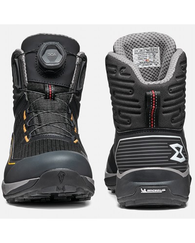 Garmont Trace Mid Boa GTX Gore-Tex Men's Hiking Boots, Black/Garmont Orange