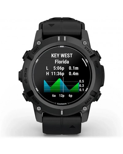 Garmin Descent G2 AMOLED Wrist-Based HR GPS Dive Smartwatch, Black/Black