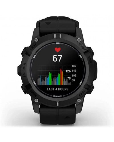 Garmin Descent G2 AMOLED Orologio GPS Dive Smartwatch HR Integrato, Nero/Nero
