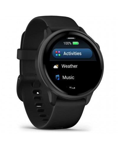 Garmin Vivoactive 6 AMOLED GPS Smartwatch Cardio Integrato, Ardesia/Nero
