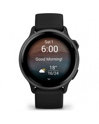 Garmin Vivoactive 6 AMOLED GPS Smartwatch Cardio Integrato, Ardesia/Nero