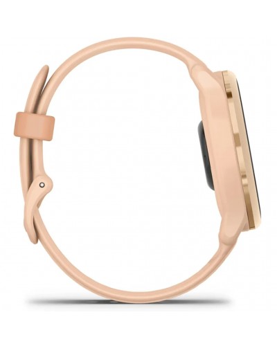 Garmin Vivoactive 6 AMOLED GPS Smartwatch Wrist-Based HR, Metallic Pink Dawn/Pink Dawn