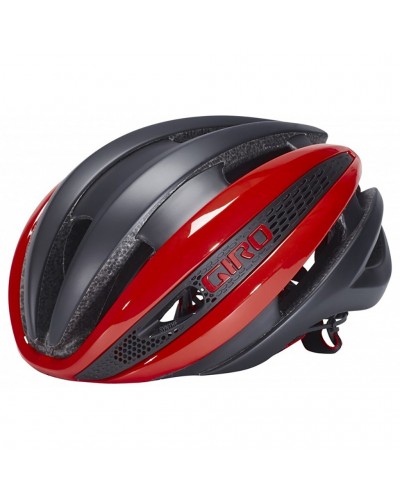 Giro Synthe Casco Strada Taglia S, Rosso/Nero - Opaco