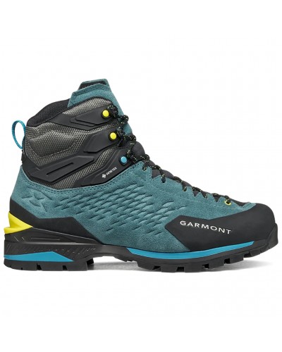 Garmont Ascent Evo GTX Gore-Tex Men's Mountaineering Boots, Jay Blue/Sheen Yellow