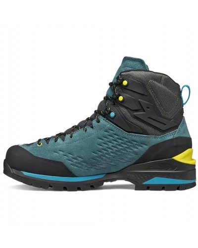 Garmont Ascent Evo GTX Gore-Tex Men's Mountaineering Boots, Jay Blue/Sheen Yellow