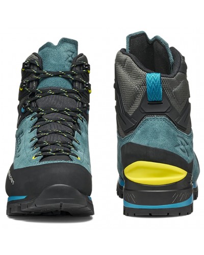 Garmont Ascent Evo GTX Gore-Tex Men's Mountaineering Boots, Jay Blue/Sheen Yellow