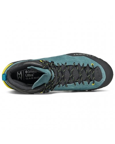 Garmont Ascent Evo GTX Gore-Tex Men's Mountaineering Boots, Jay Blue/Sheen Yellow