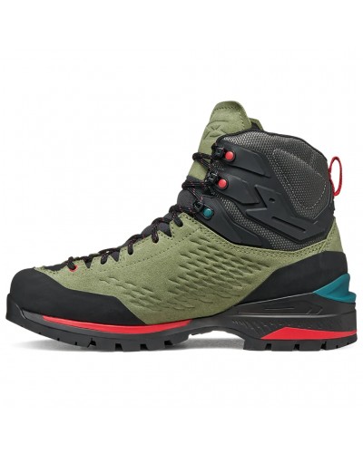 Garmont Ascent Evo GTX Gore-Tex Scarponi Uomo, Olivine Green/Racing Red