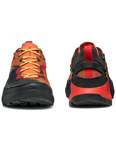 Garmont 9.81 Onyx GTX Gore-Tex Men's Shoes, Raven Black/Firecracker Orange