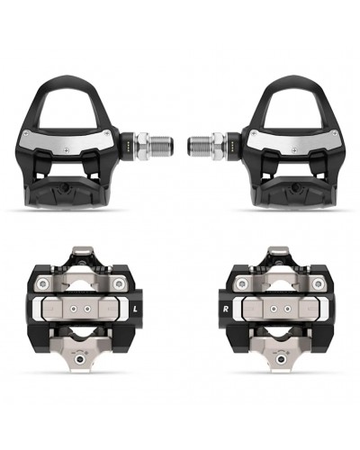 Garmin Rally RK/XC210 Bundle Sensore di Potenza Doppio (Compatibilità con Tacchette Look Keo/Shimano SPD)