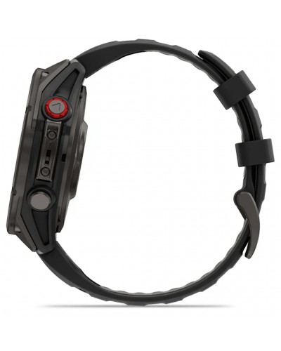 Garmin Fenix 8 Pro Sapphire AMOLED Case 47mm GPS Watch Wrist-Based HR, Titanium Carbon Grey DLC/Black/Pebble Grey