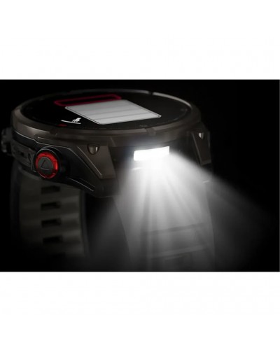 Garmin Fenix 8 Pro Sapphire AMOLED Cassa 47mm Orologio GPS Cardio Integrato, Titanium Carbon Grey DLC/Black/Pebble Grey