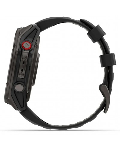 Garmin Fenix 8 Pro Sapphire AMOLED Cassa 51mm Orologio GPS Cardio Integrato, Titanium Carbon Grey DLC/Black/Pebble Grey