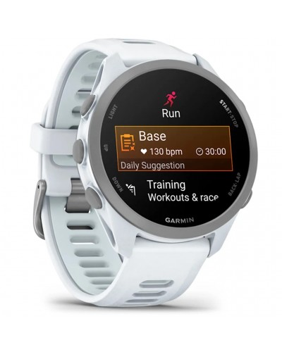 Garmin Forerunner 170 GPS Smartwatch Cardio Integrato, Whitestone/Cloud Blue