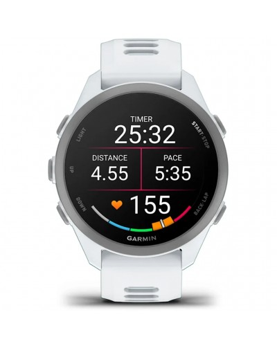 Garmin Forerunner 170 GPS Smartwatch Cardio Integrato, Whitestone/Cloud Blue