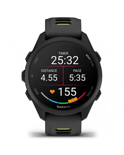 Garmin Forerunner 170 GPS Smartwatch Wrist-Based HR, Black/Amp Yellow