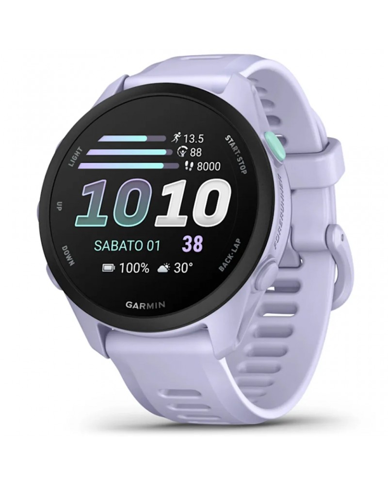 Garmin Forerunner 70 GPS Smartwatch Wrist-Based HR, Cool Lavender