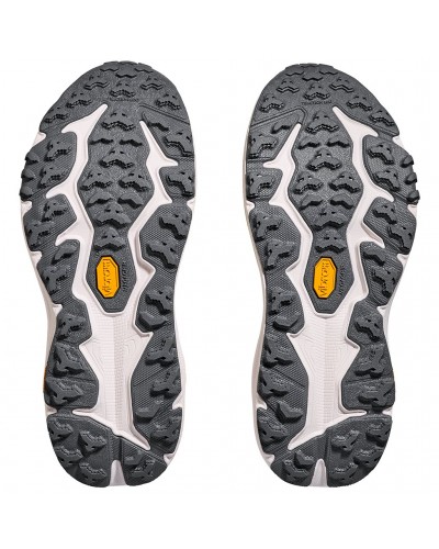 Hoka One One Speedgoat 6 Women's Trail Running Shoes, White/Neon Tangerine