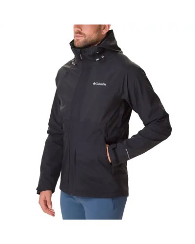 Columbia Evolution Valley Giacca Impermeabile Uomo, Nero