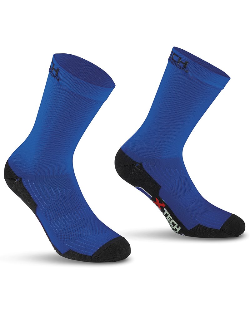 XTech Bike Socks Professional Carbon, Blue