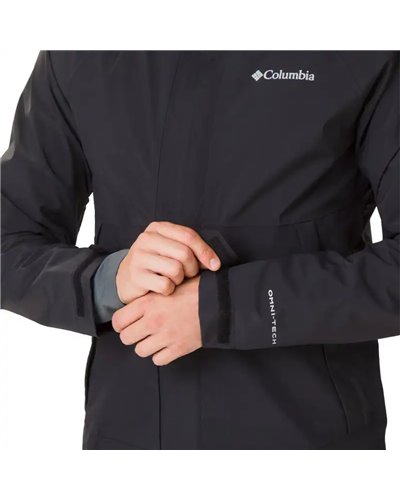 Columbia Evolution Valley Giacca Impermeabile Uomo, Nero