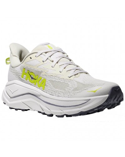 Hoka One One Challenger ATR 8 Women's Trail Running Shoes, White/Neon Hoka Citrus