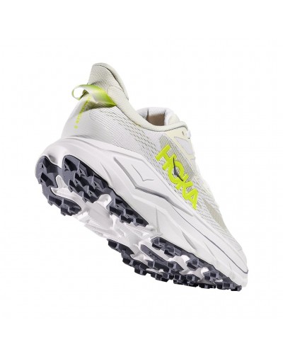 Hoka One One Challenger ATR 8 Scarpe Trail Running Donna, White/Neon Hoka Citrus