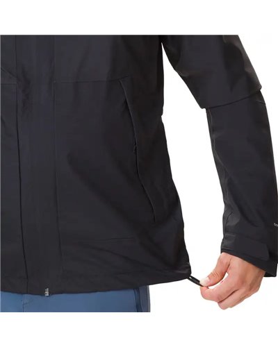 Columbia Evolution Valley Giacca Impermeabile Uomo, Nero
