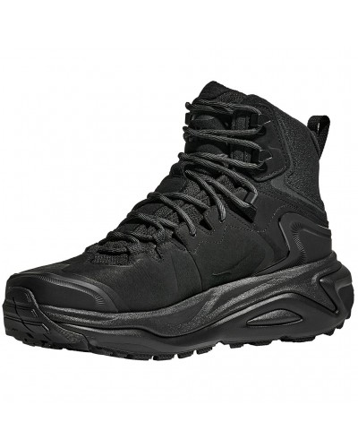 Hoka Kaha 3 GTX Gore-Tex Scarponi Impermeabili Hiking Uomo, Black/Black (Nabuk)