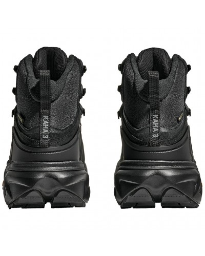 Hoka Kaha 3 GTX Gore-Tex Scarponi Impermeabili Hiking Uomo, Black/Black (Nabuk)